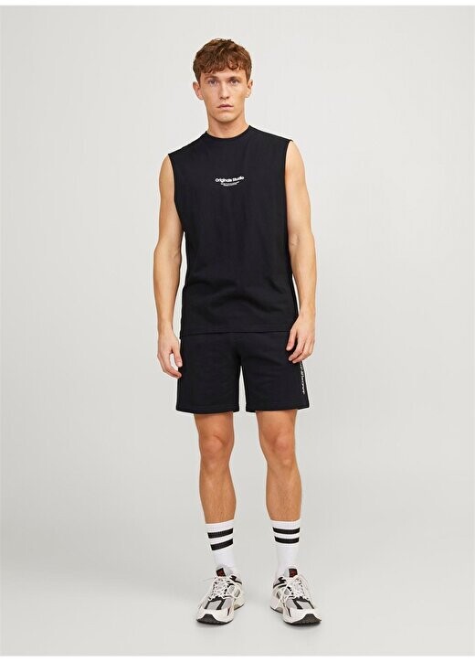 

Черные мужские спортивные шорты стандартного кроя JPSTGALE SWEAT SHORTS NAF Jack & Jones, черный
