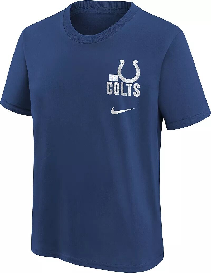 

Синяя футболка с надписью Nike Youth Indianapolis Colts Back