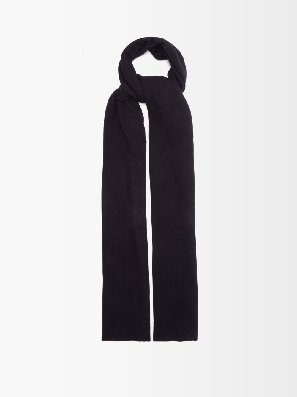

Шарф no.214 link из кашемира стрейч Extreme Cashmere, синий