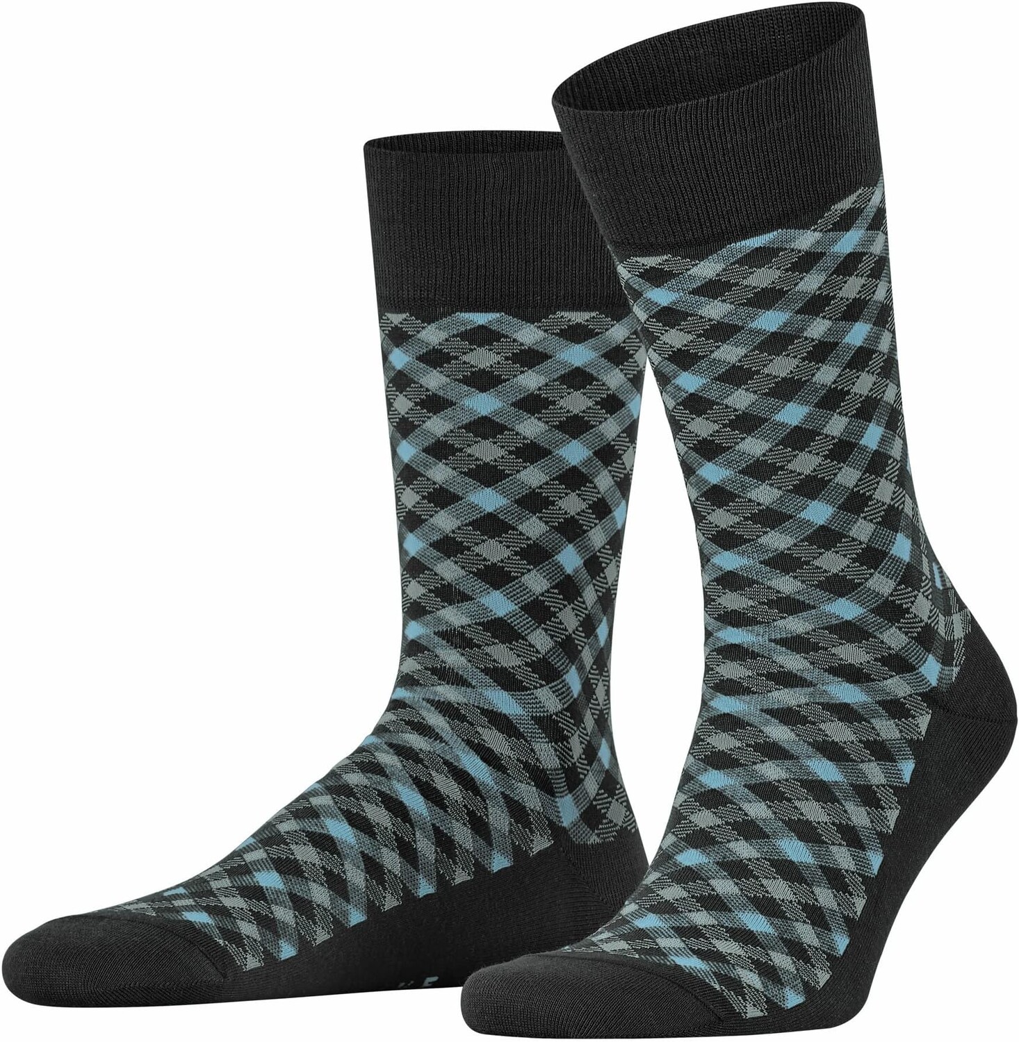 

Умные носки в клетку Falke, черный