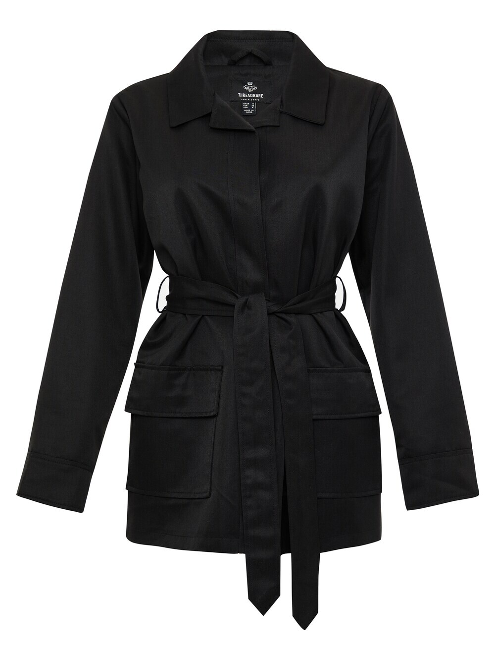 

Межсезонная куртка Threadbare Paris, черный