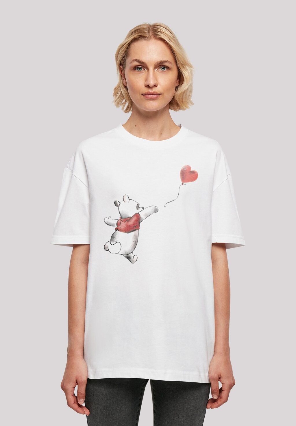 

Футболка с принтом Winnie The Pooh & Balloon F4NT4STIC, белый
