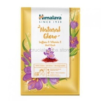 

Восстанавливающая маска Himalaya Radiance на ткани с шафраном и витамином С 30 мл, L'Biotica