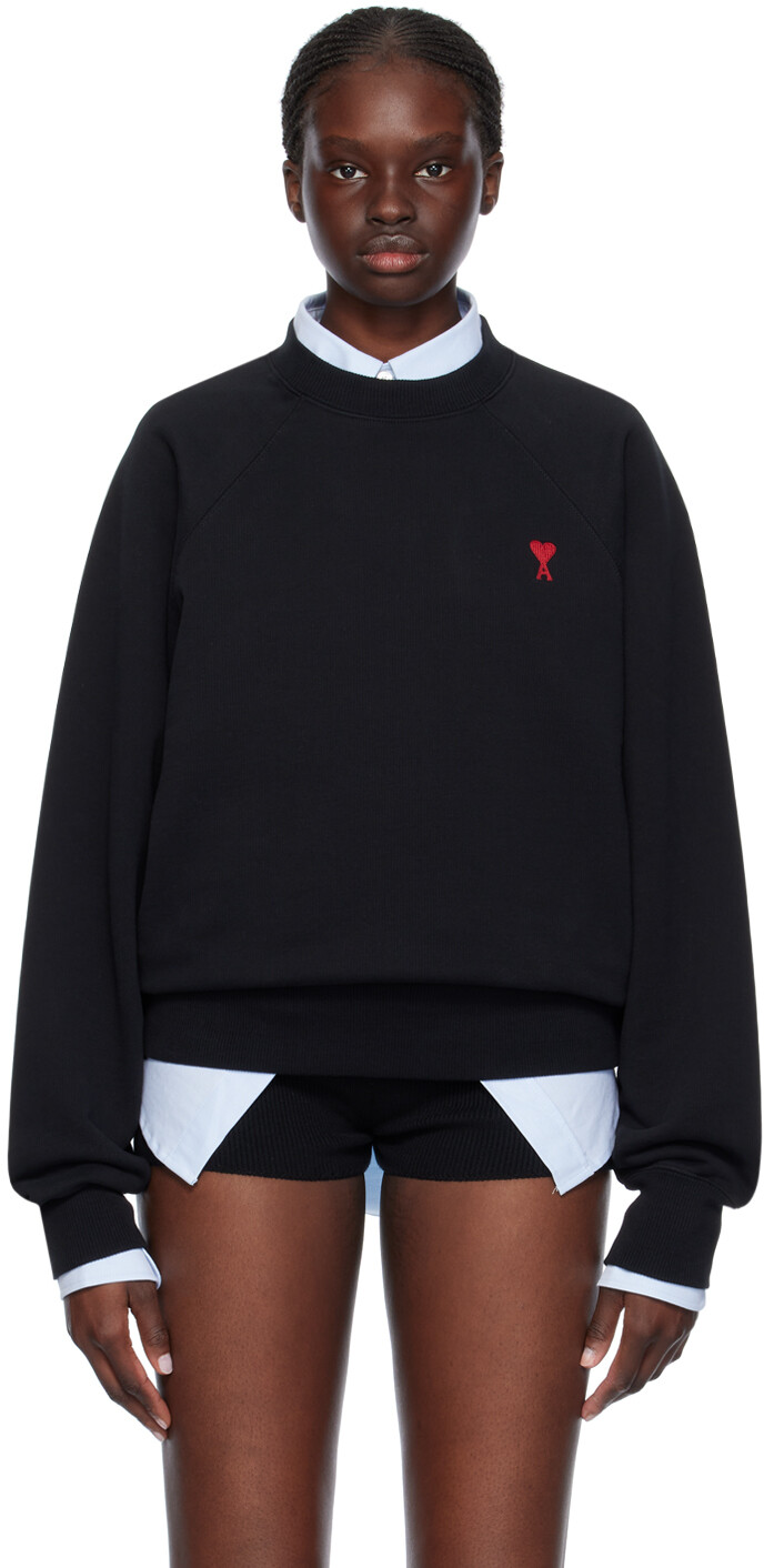 

Черный свитшот Ami De Cœur Ami Paris, цвет Black