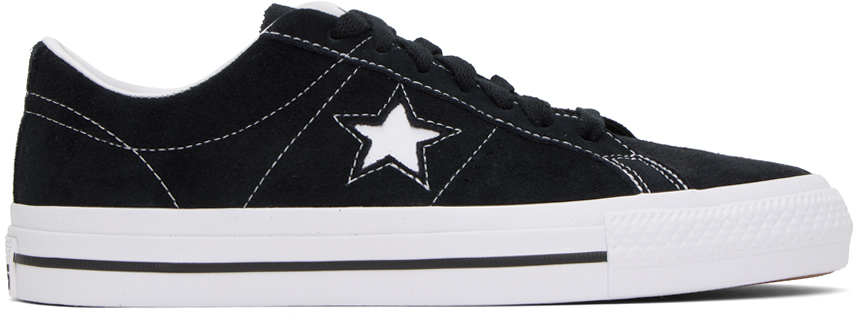 Черные кроссовки One Star Pro Converse, цвет Black/Black/White