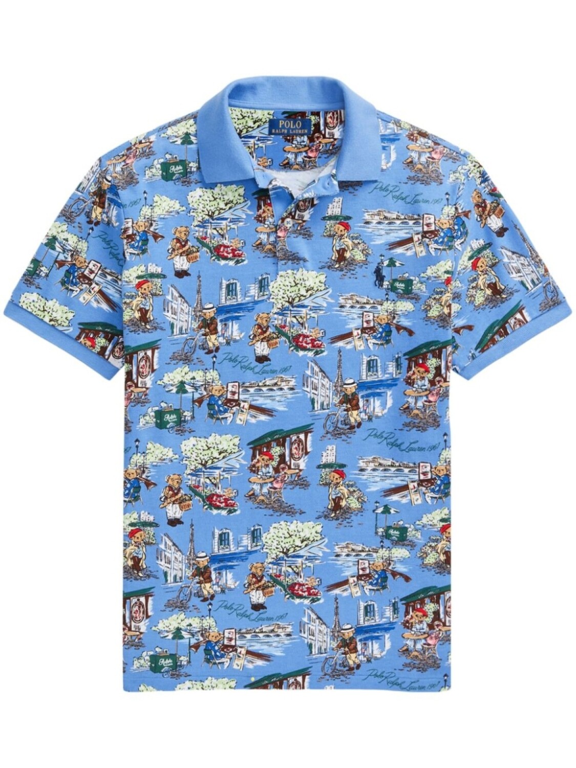 

Polo Ralph Lauren рубашка поло Polo Bear Paris, синий