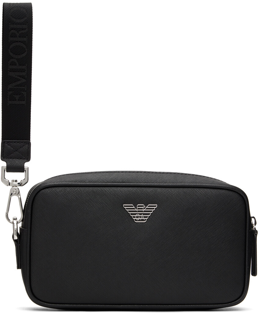 

Черный косметический чехол Emporio Armani