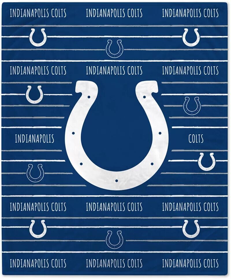 

Одеяло в полоску с логотипом NFL Indianapolis Colts