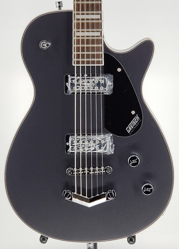 

Электрогитара Gretsch G5260 Electromatic Jet Baritone V-Stoptail London Grey Ser# CYG21093037