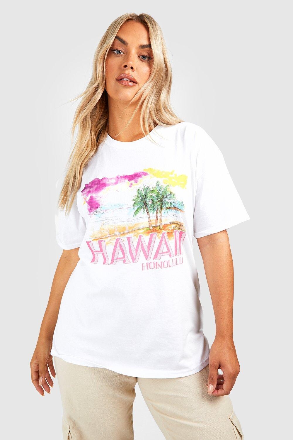 

гавайская футболка с графикой Boohoo, белый