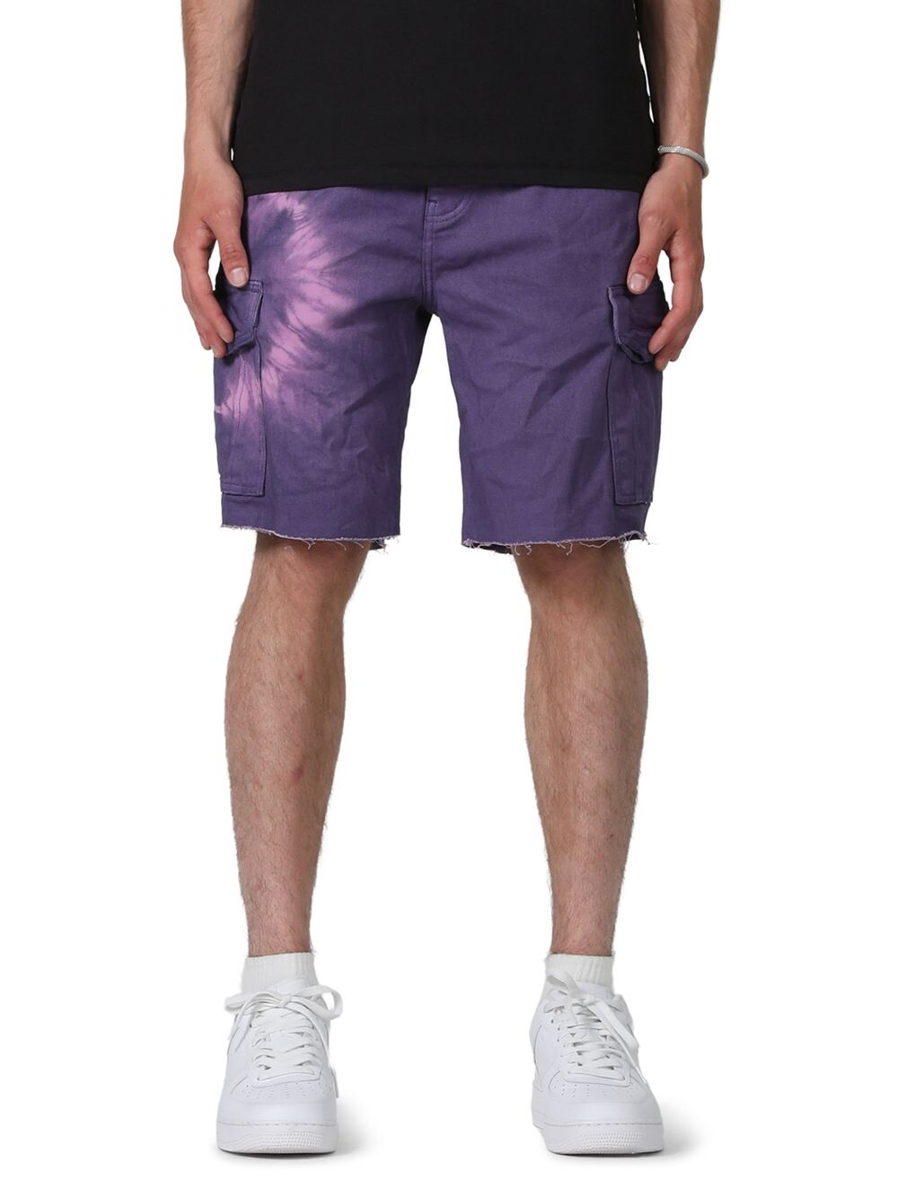 

Шорты карго из эластичного твила Purple Brand
