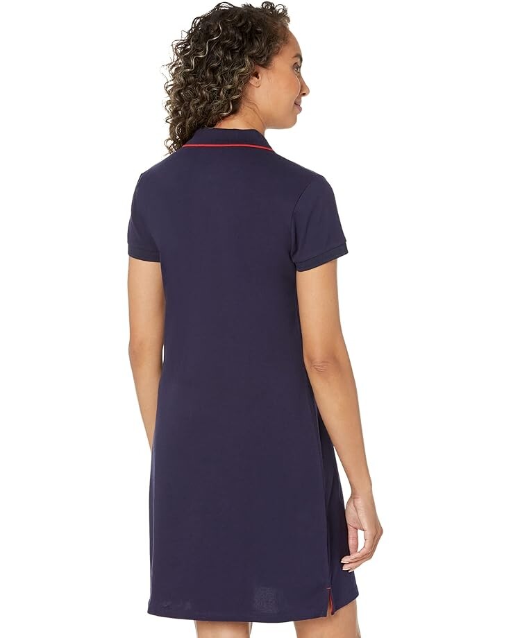 

Платье U.S. POLO ASSN. USPA Tipped Polo Dress, цвет Evening Blue