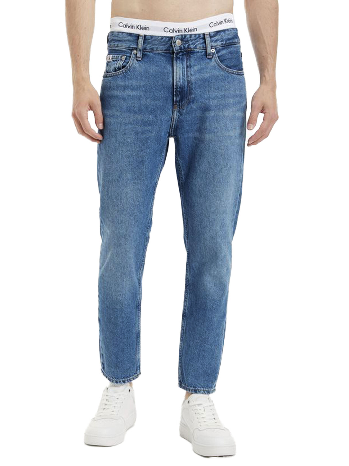 

Calvin Klein Свободные джинсы Dad, синий