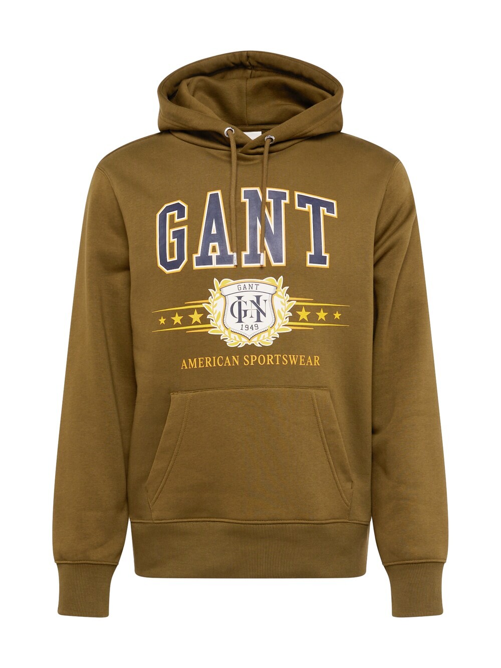 

Толстовка Gant, темно-зеленый