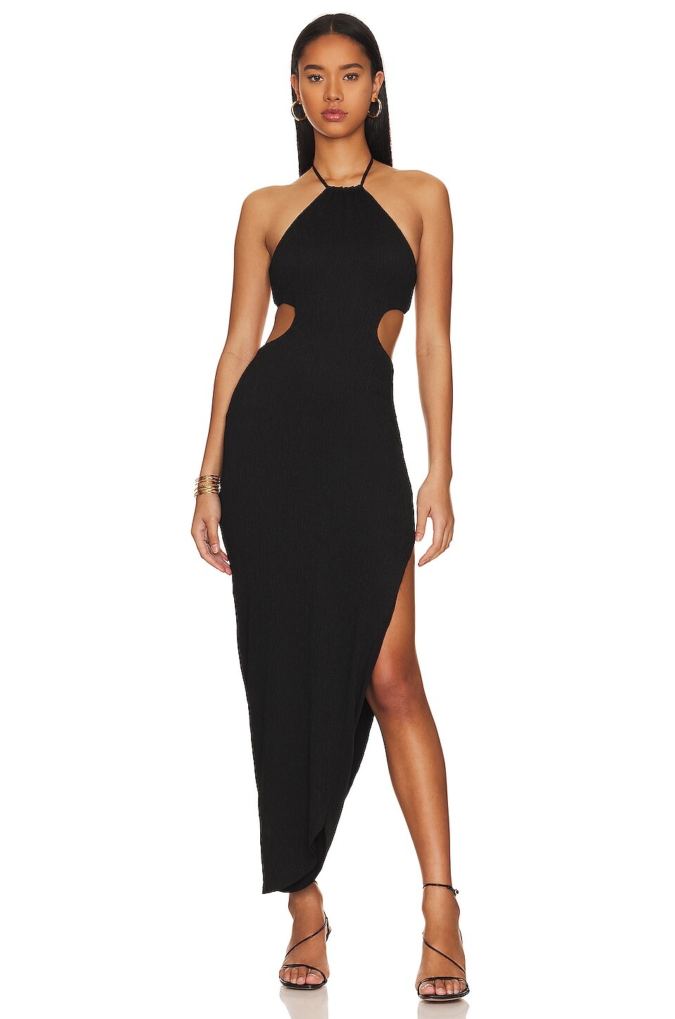 

Платье макси RUMER Willow Cut Out, черный