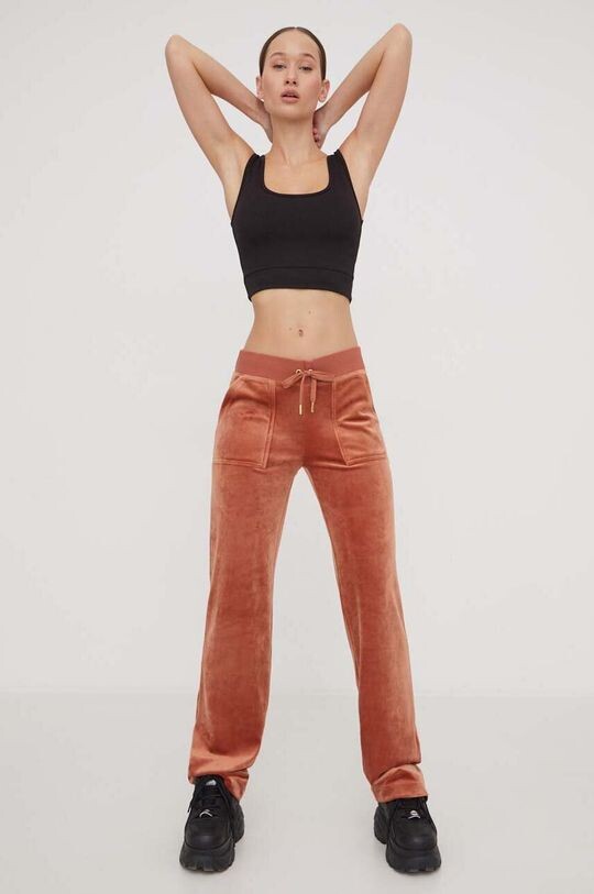 

Бархатные спортивные штаны Juicy Couture, коричневый