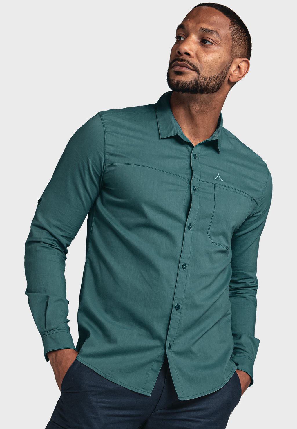 Рубашка TREVISO Schöffel, цвет grün блузка рубашка buchstein schöffel цвет grün