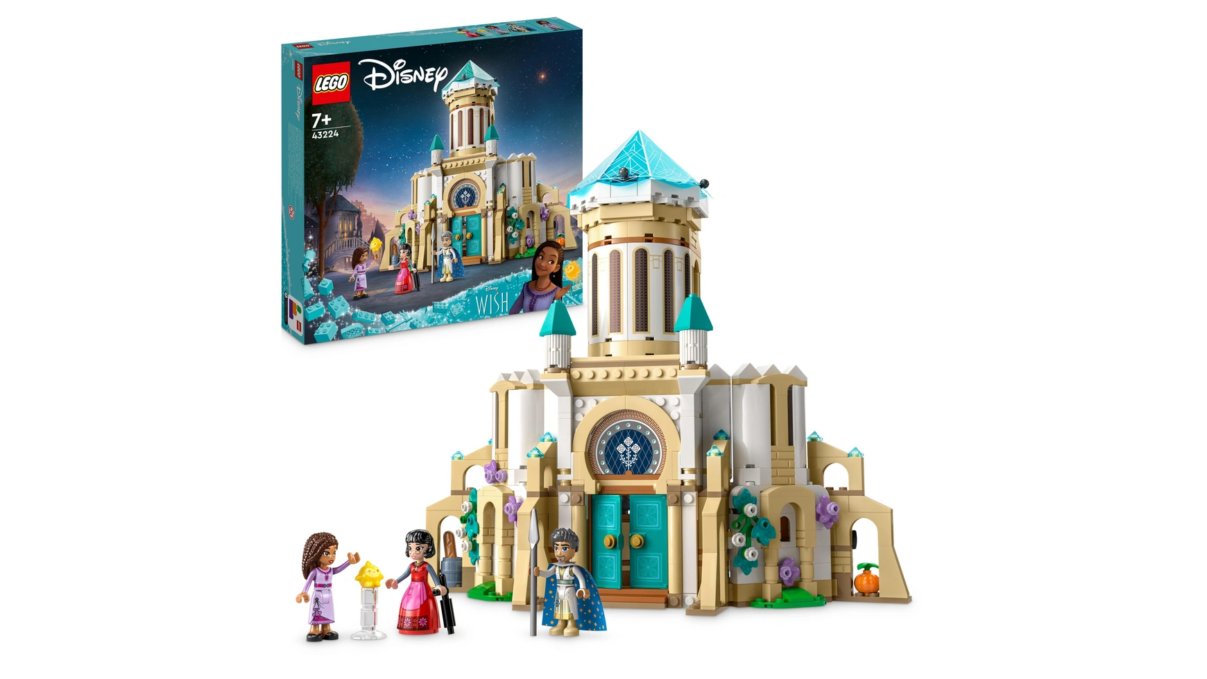 Lego Disney Wish Замок короля Магнифико конструктор lego disney princess 43224 замок короля магнифико