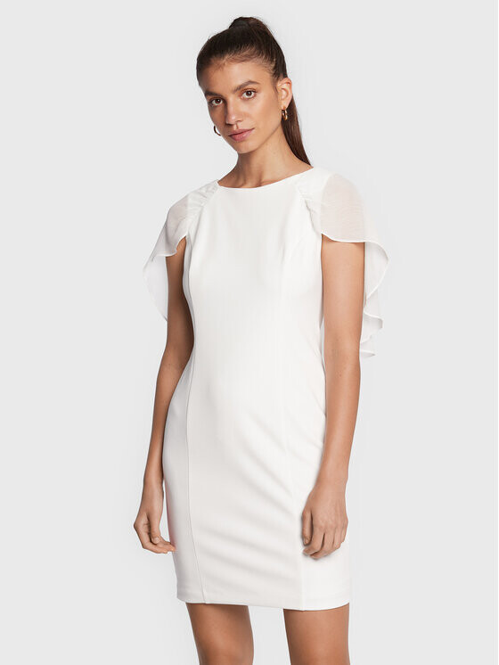 

Коктейльное платье стандартного кроя Dkny, белый