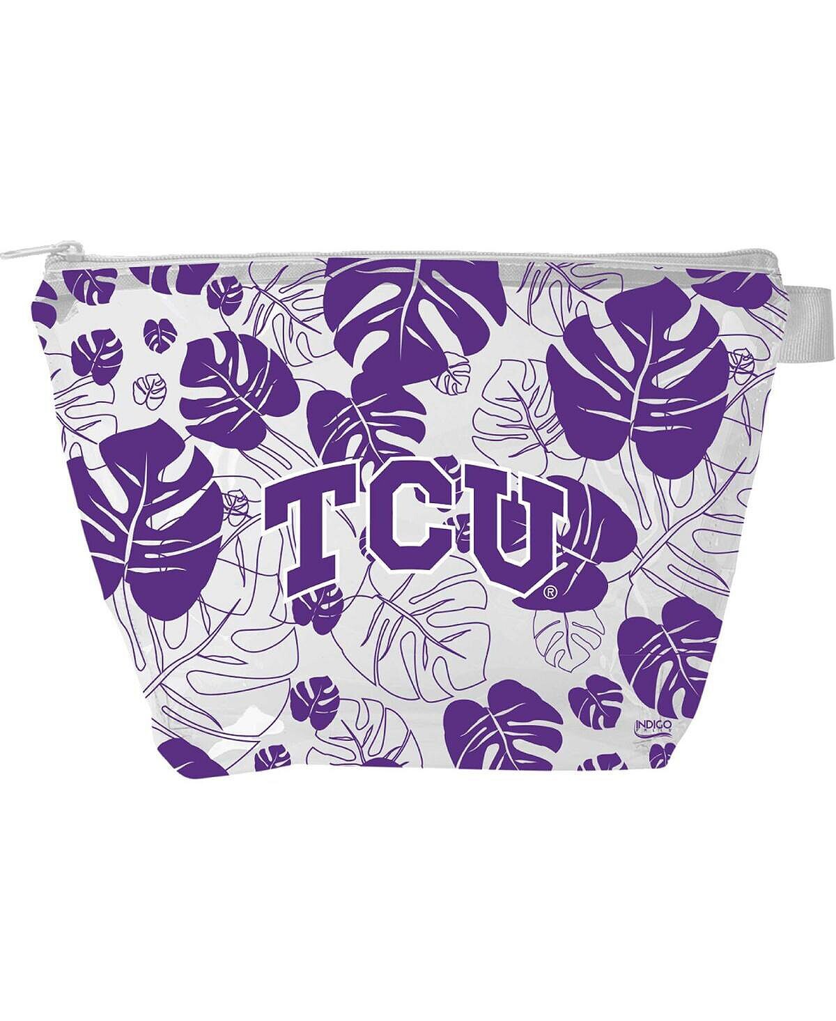 

Женская косметическая сумочка TCU Horned Frogs Palm Indigo Falls