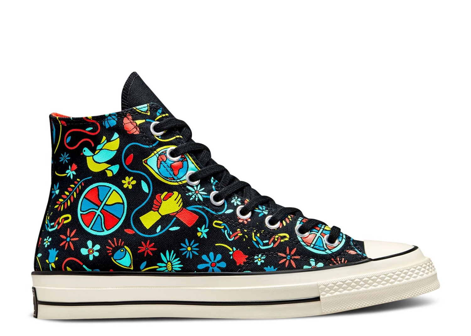 

Кроссовки Converse Chuck 70 High 'Peace & Unity', разноцветный