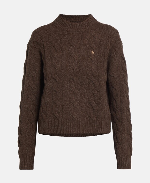 

Шерстяной джемпер Polo Ralph Lauren, коричневый