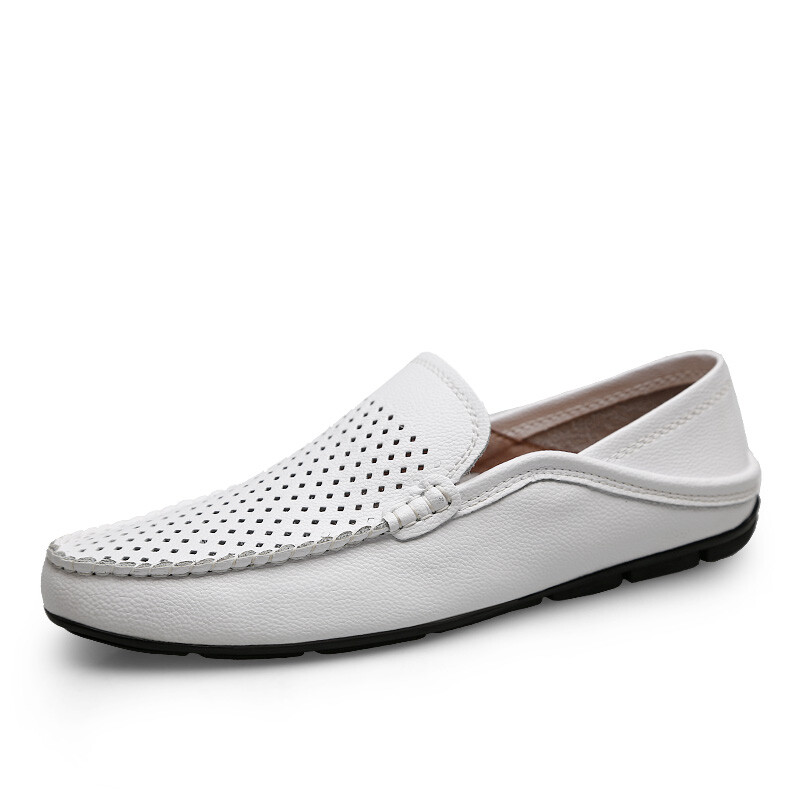 

Туфли мужские Men"s Casual Men Low-Top Concubine Beauty, цвет 8996-1 White Hollow