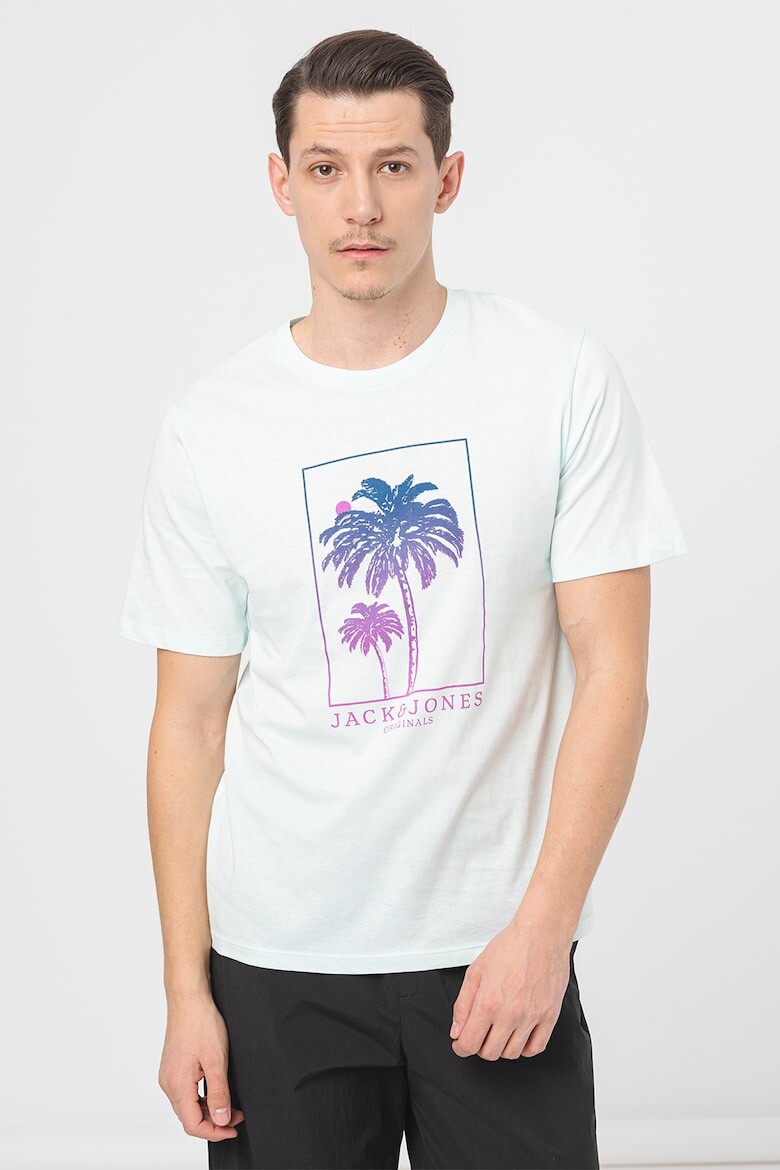 

Футболка с логотипом Jack & Jones, фиолетовый