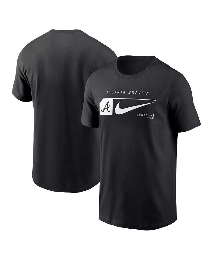 

Мужская черная футболка Atlanta Braves Fashion с рисунком-галочкой Nike, черный