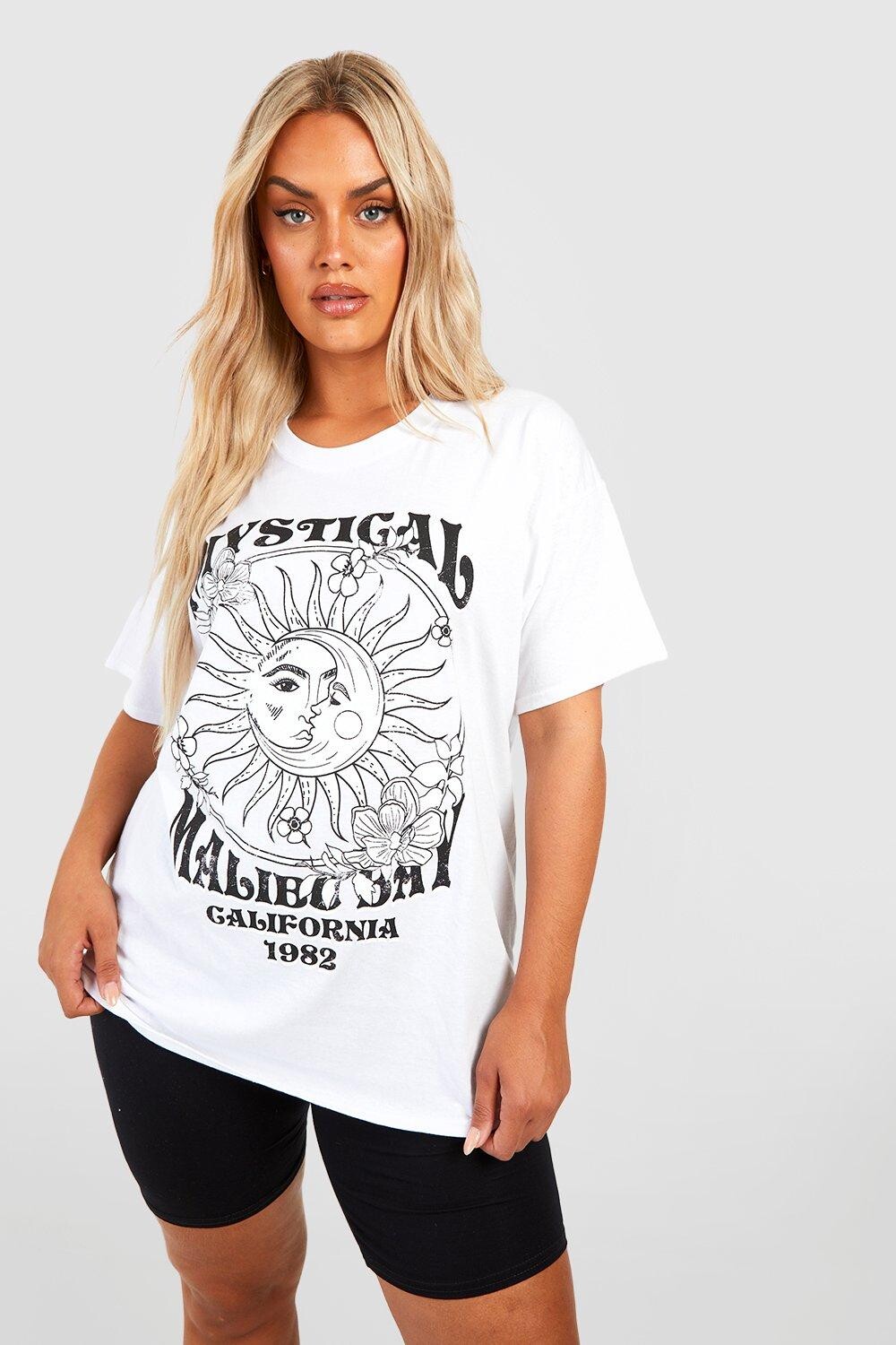 

Футболка с графиком sunshine dreamer Boohoo, белый