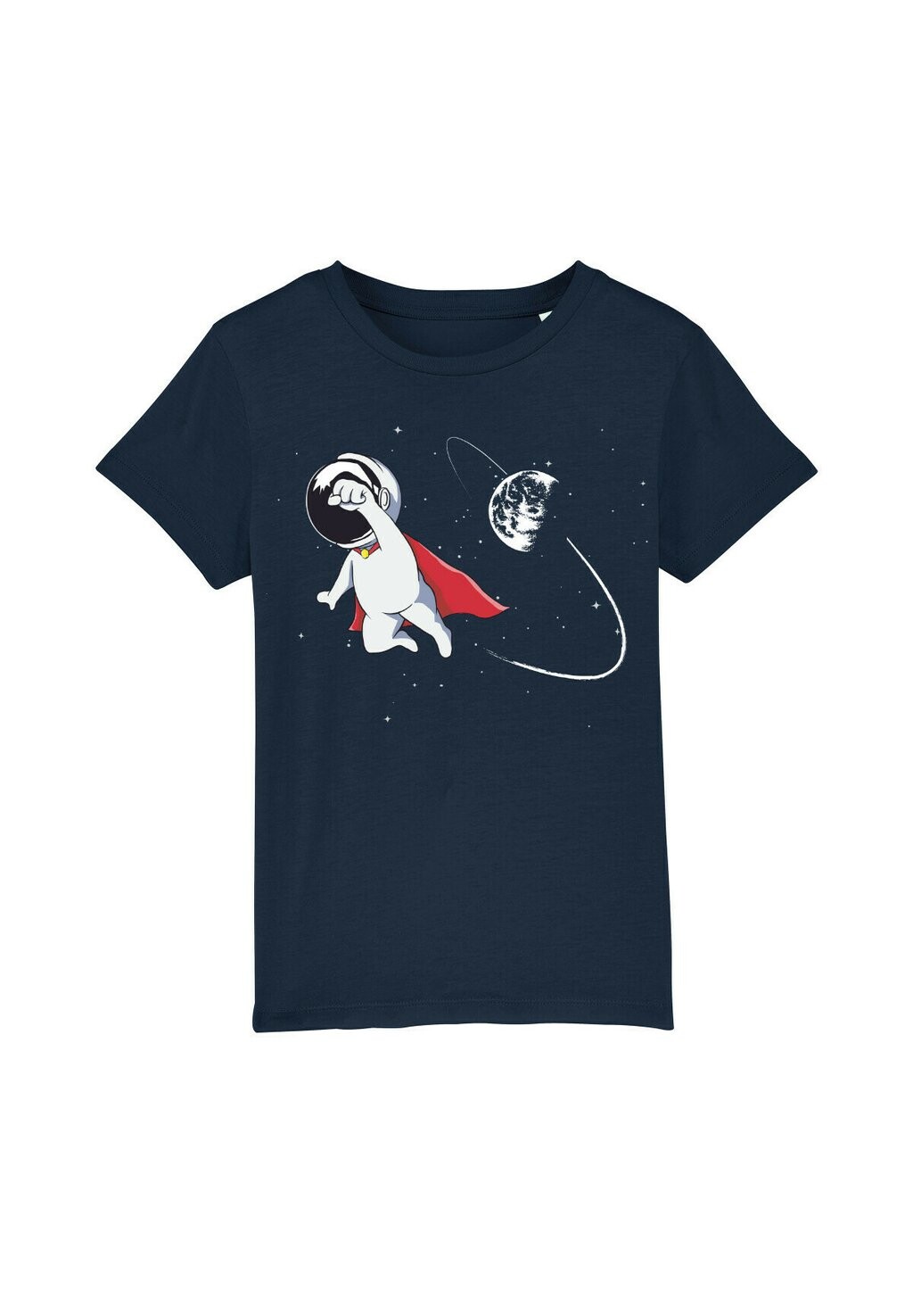 

Футболка с принтом SUPERASTRONAUT Watapparel, цвет french navy
