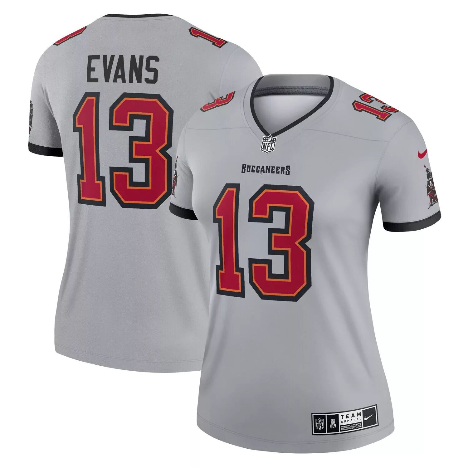 

Женская серая майка Nike Mike Evans Tampa Bay Buccaneers Inverted Legend Nike