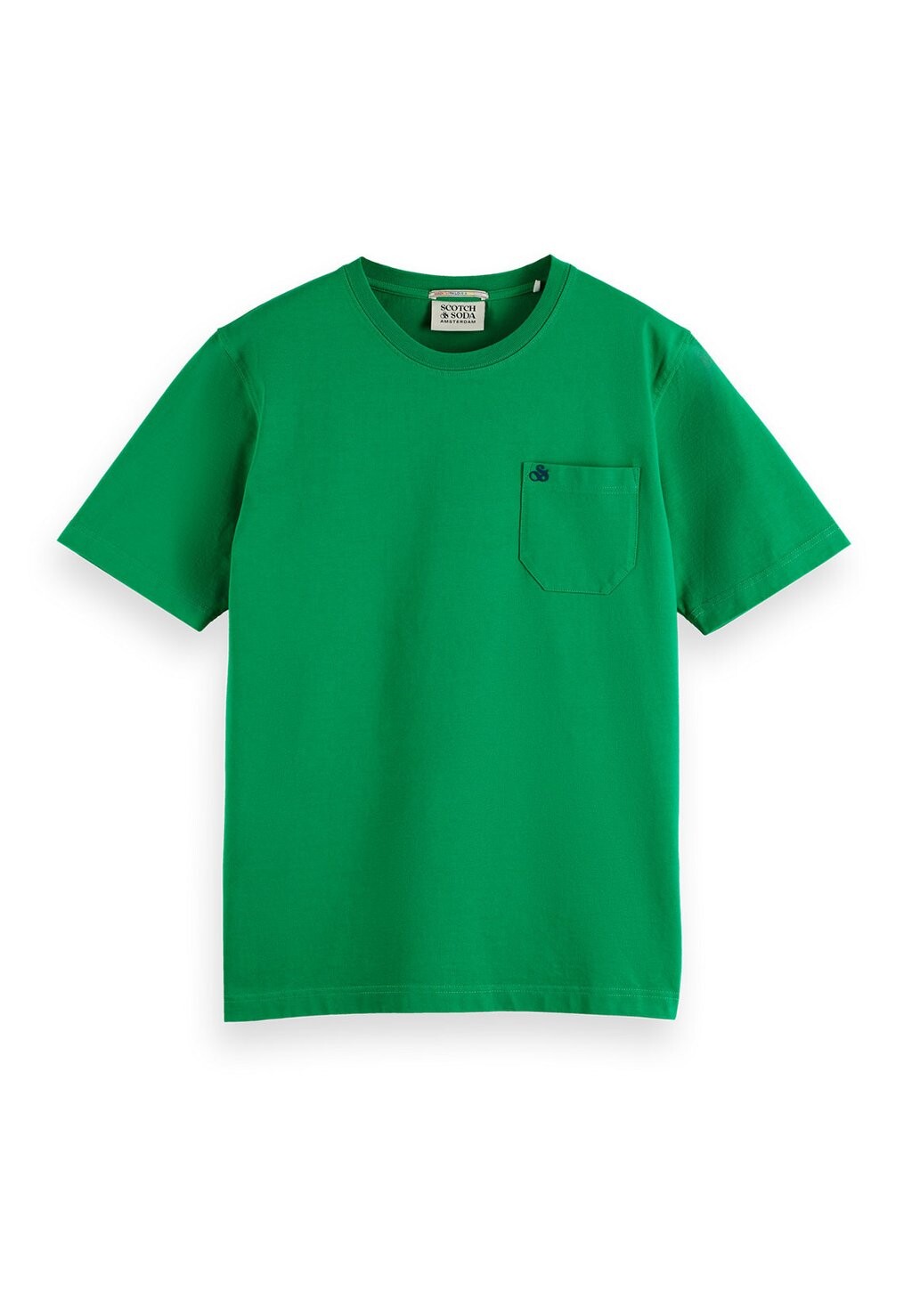 

Базовая футболка POCKET CREWNECK Scotch & Soda, цвет grün