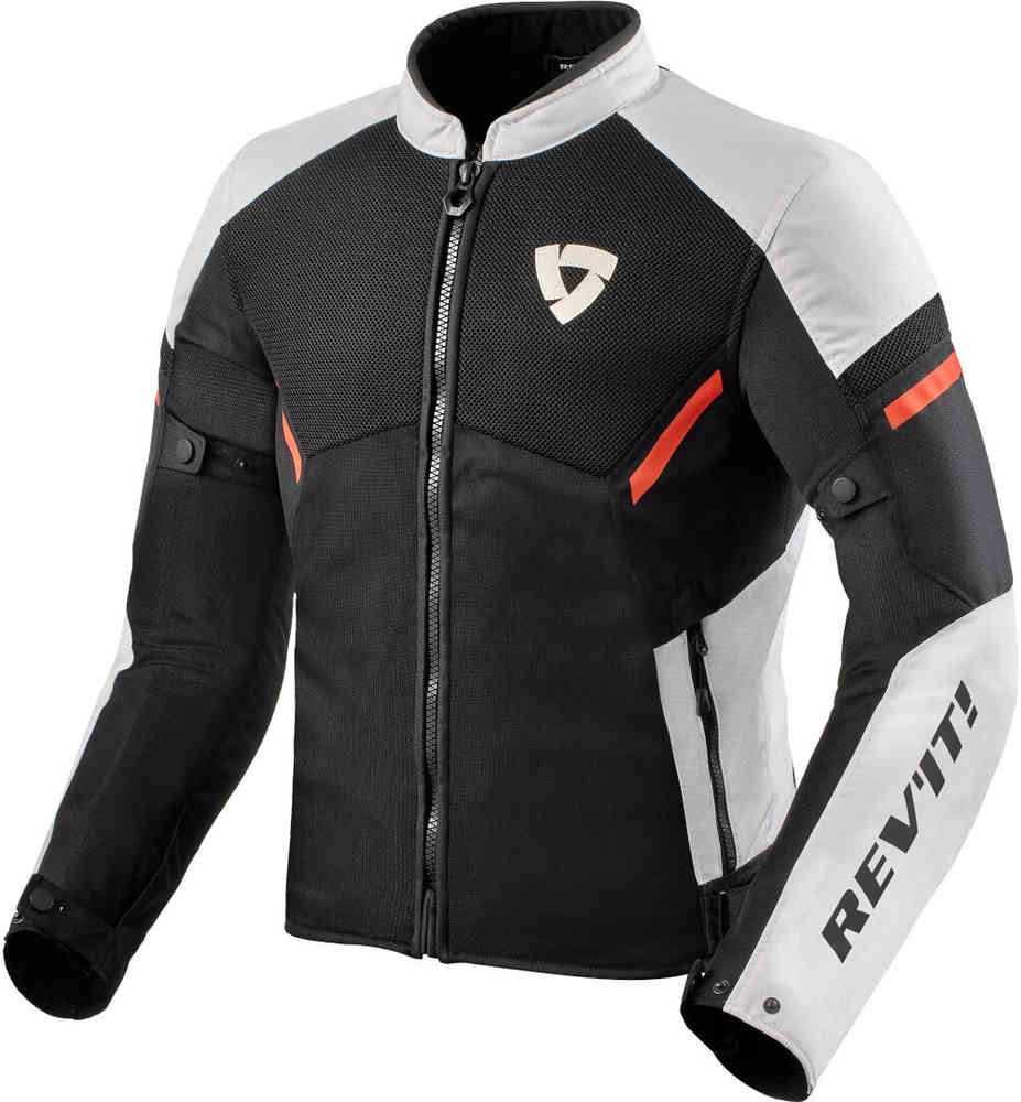 Мотоциклетная текстильная куртка GT-R Air 3 Revit, белый/красный
