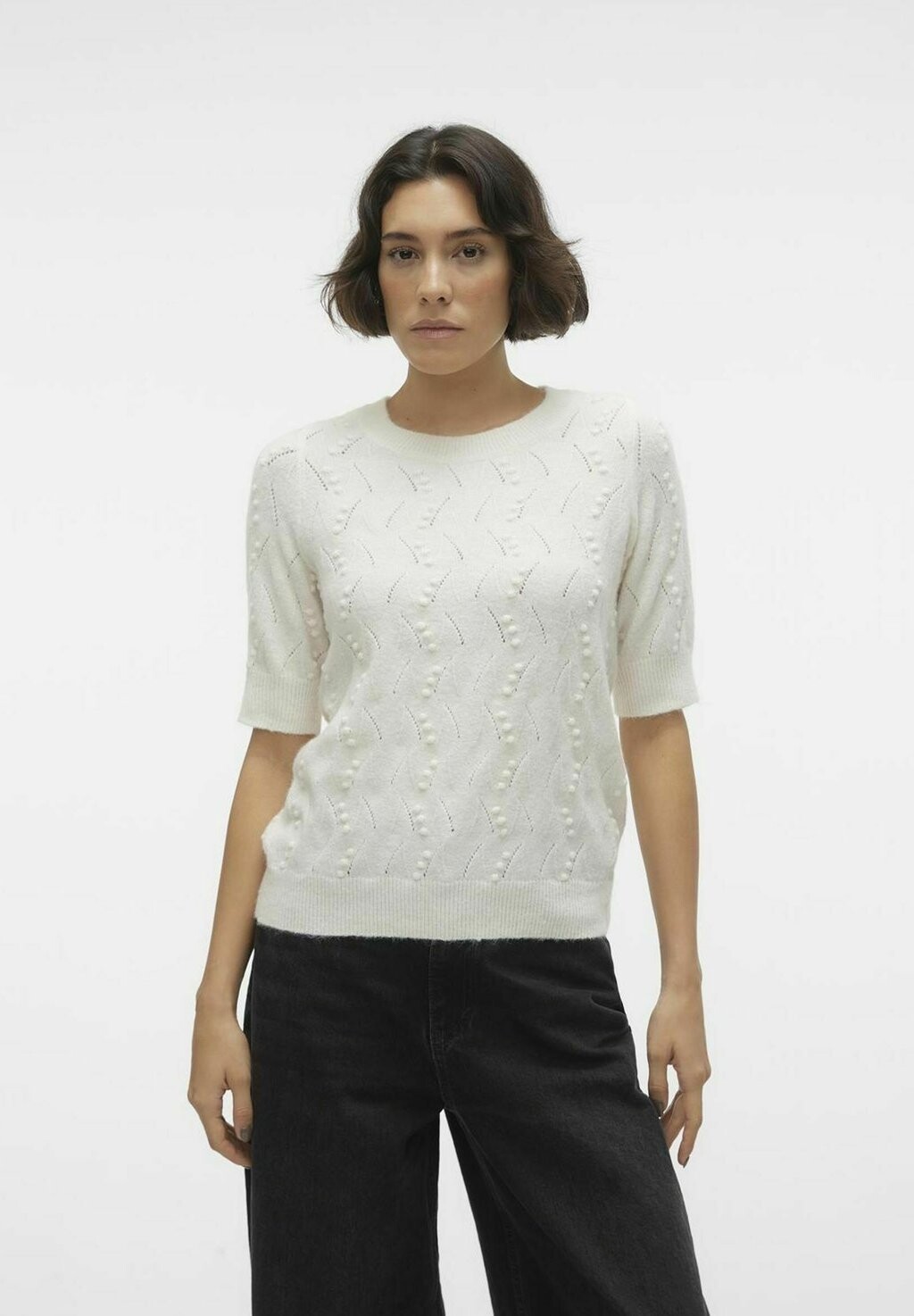 

Базовая футболка Vero Moda, бежевый