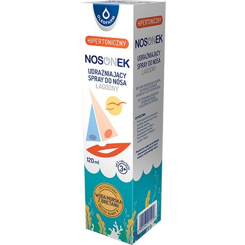 Nosonek Hipertoniczny Spray Do Nosa гипертоническая морская вода, 120 ml