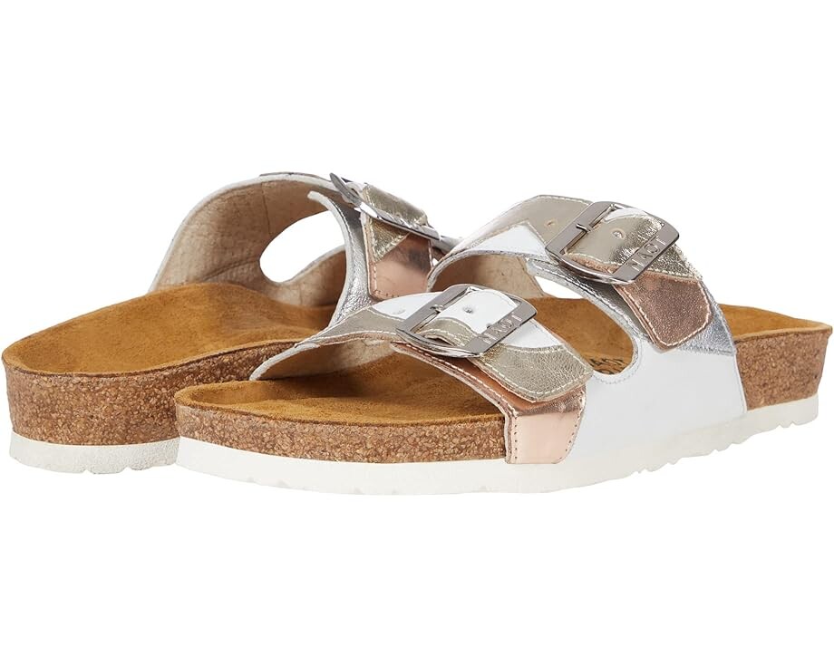 

Сандалии Naot San Diego, цвет White/Gold/Silver Leather Combo