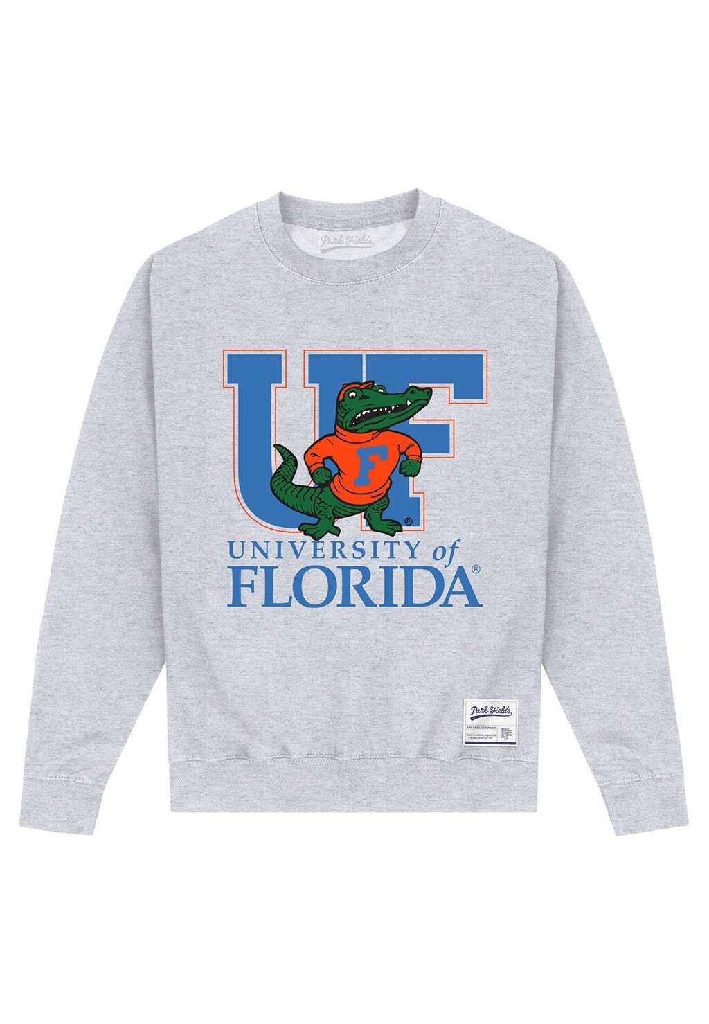 толстовка university emblem henry tiger цвет heather grey Толстовка Park Fields University Of Florida Uf Henry Tiger, цвет heather grey