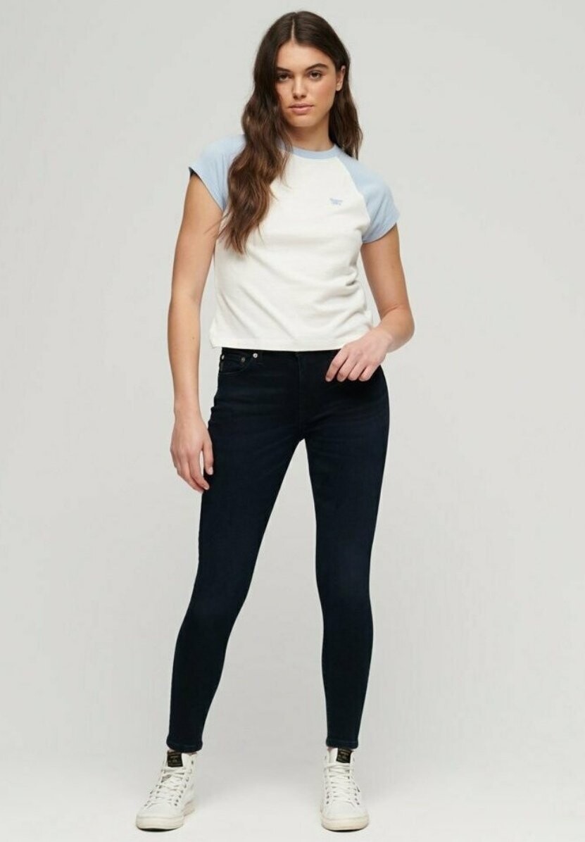 

Джинсы Skinny Fit VINTAGE MID RISE Superdry, черный
