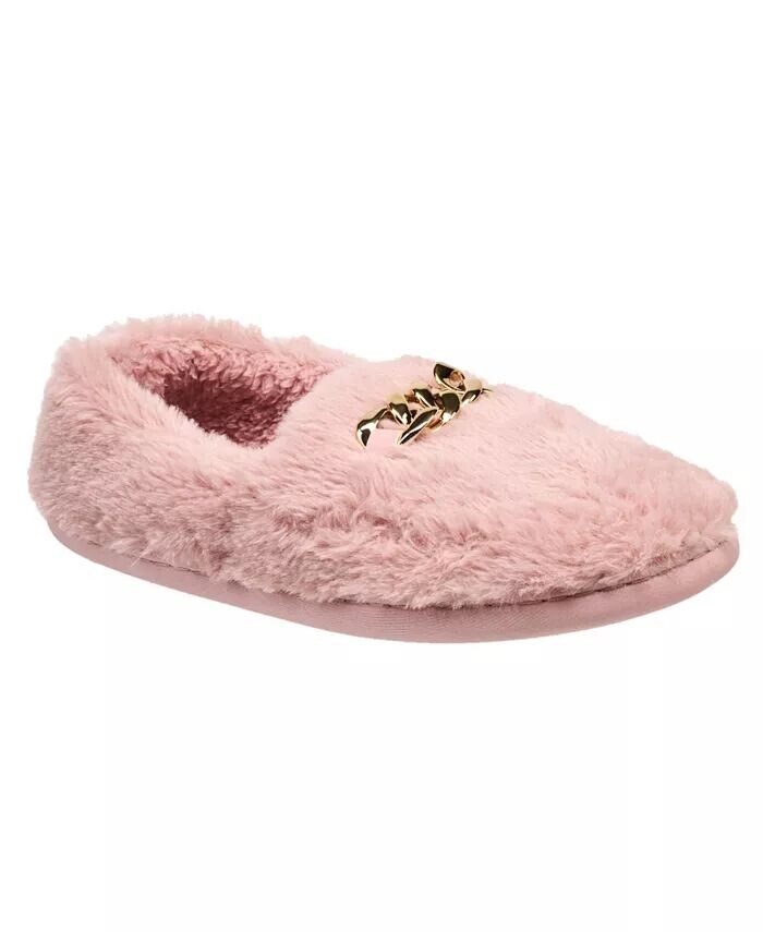 

Женские пушистые лоферы с цепочкой Nine West, фиолетовый