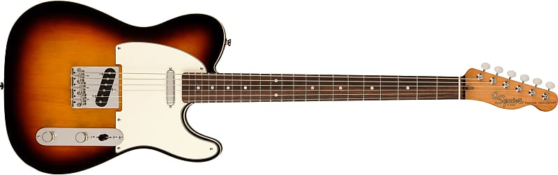 Электрогитара Fender Squier Classic Vibe Baritone Custom Telecaster, Parchment guard, Sunburst