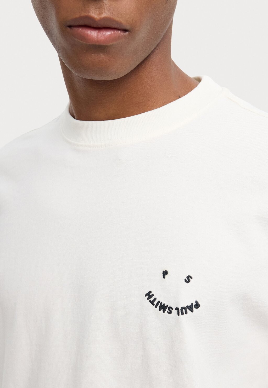 

Простая футболка HAPPY REGULAR FIT PS Paul Smith, белый