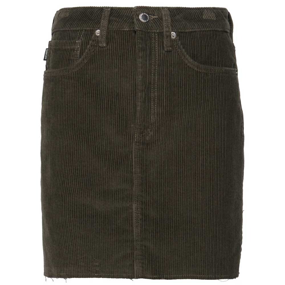 

Юбка мини Superdry Vintage Cord, коричневый