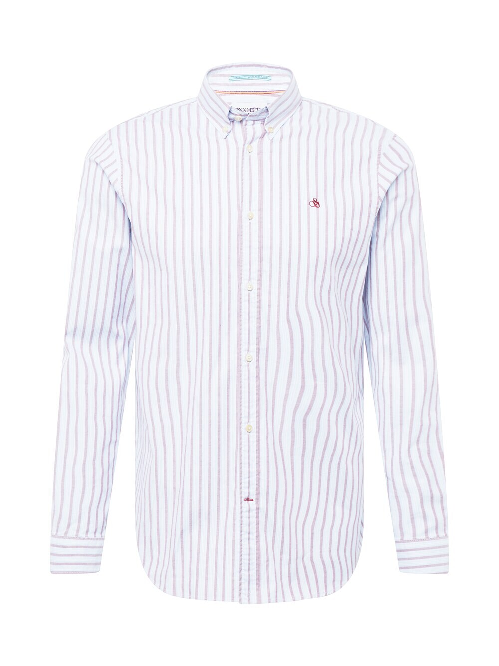 

Рубашка на пуговицах стандартного кроя Scotch & Soda Essentials, светло-синий