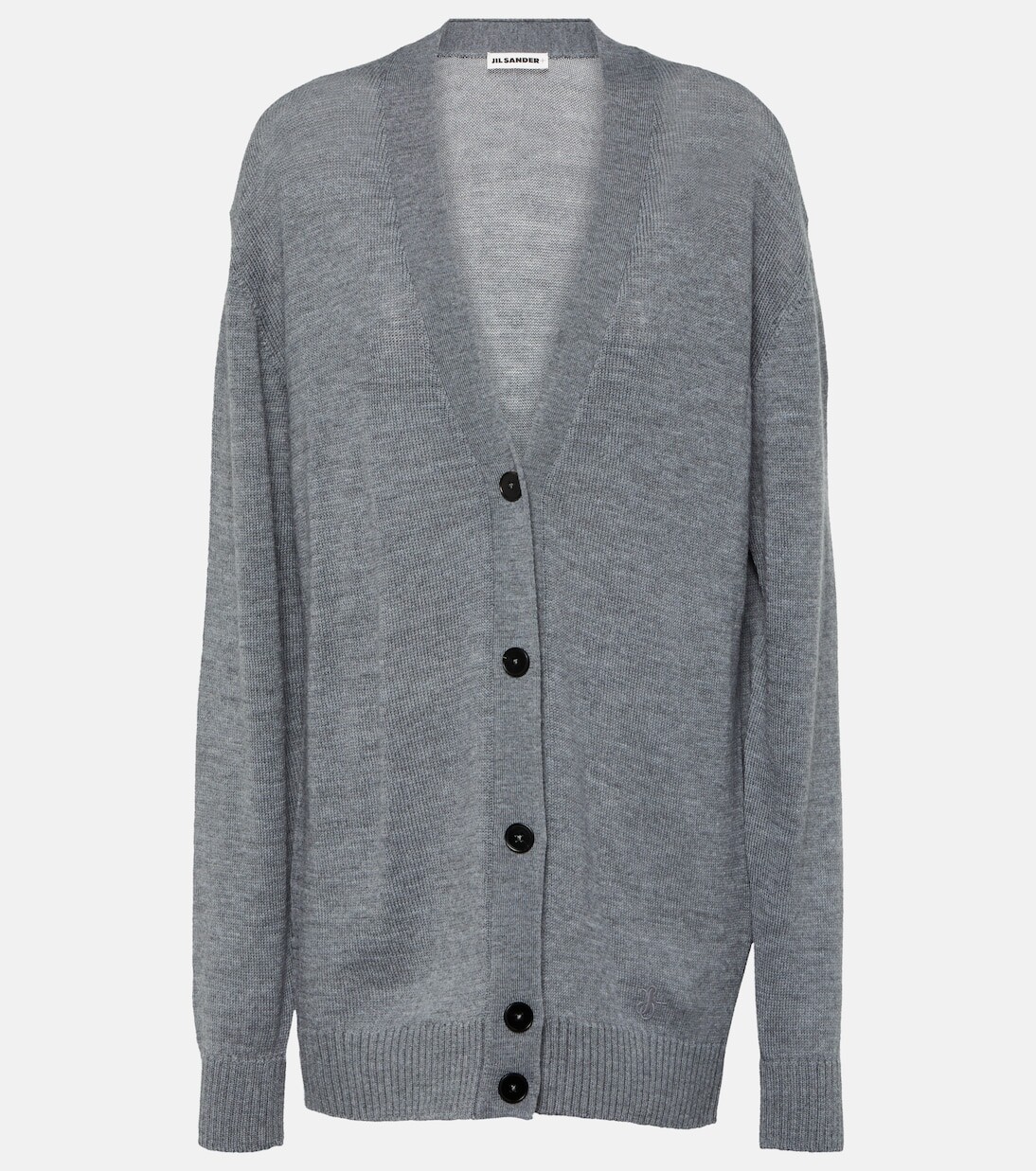 

Шерстяной кардиган Jil Sander, серый