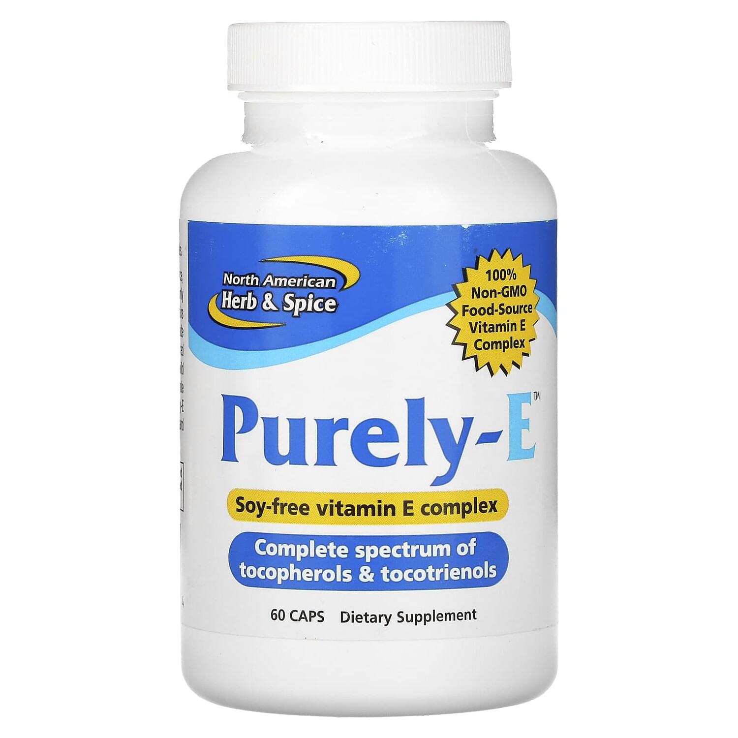 

Purely-E, 60 капсул, North American Herb & Spice Co.