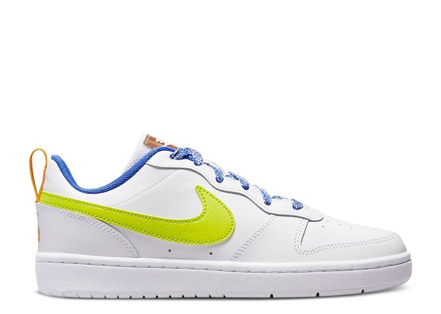 

Кроссовки Nike Court Borough Low 2 SE GS, цвет White Atomic Green