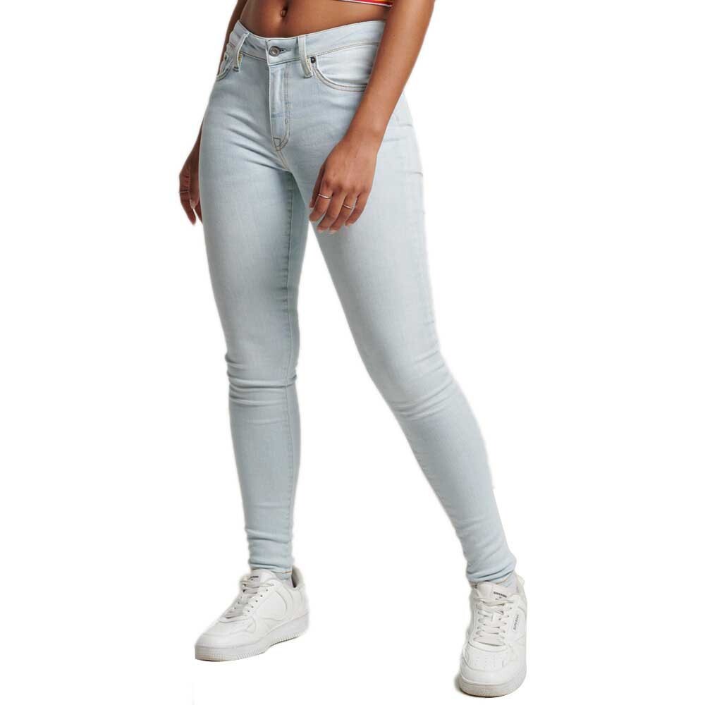 

Джинсы Superdry Vintage Mid Rise Skinny, синий