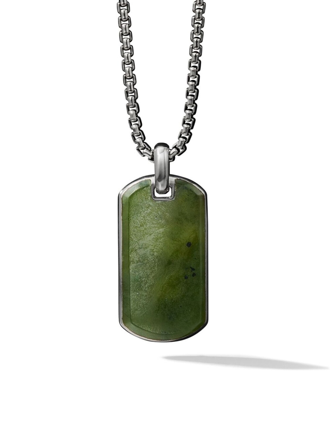 

Подвеска Exotic Stone Nephrite 35 David Yurman, серебряный