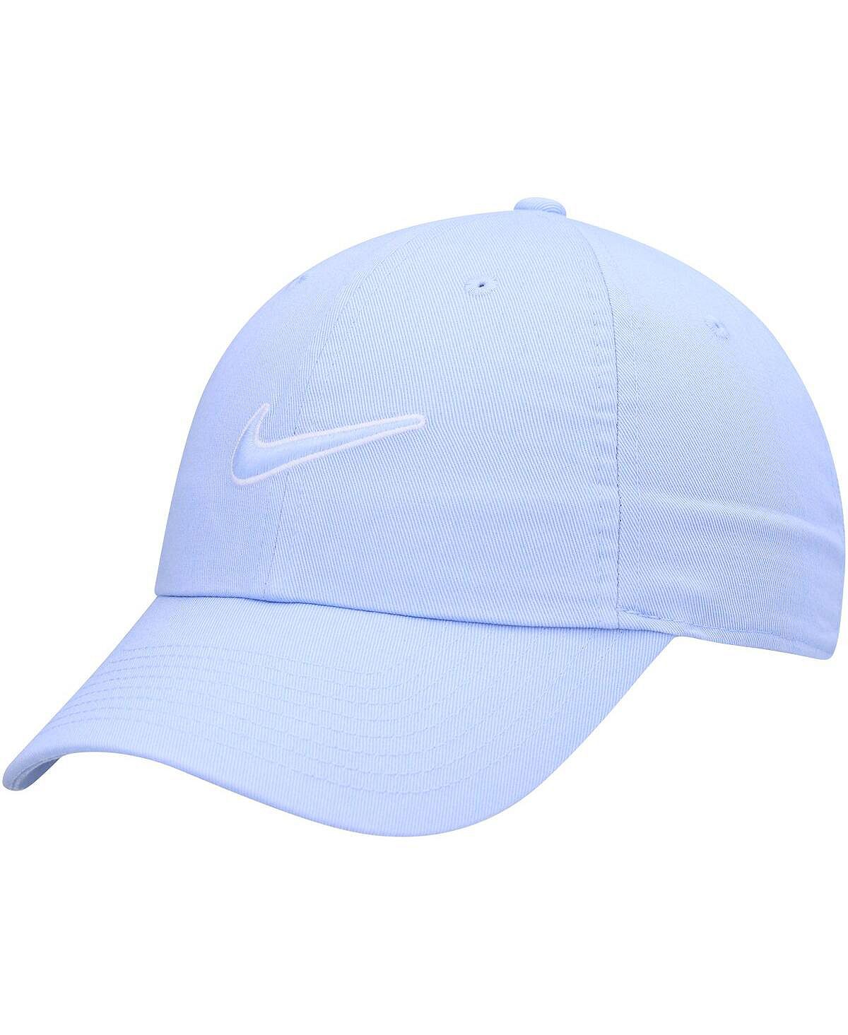 цена Мужская голубая регулируемая шляпа с логотипом Heritage86 Essential Nike